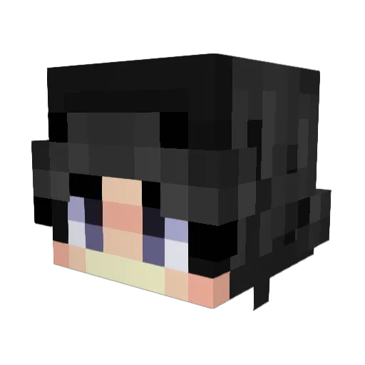 s_strix Minecraft avatar head, 3D render