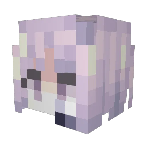 s_yh Minecraft avatar head, 3D render