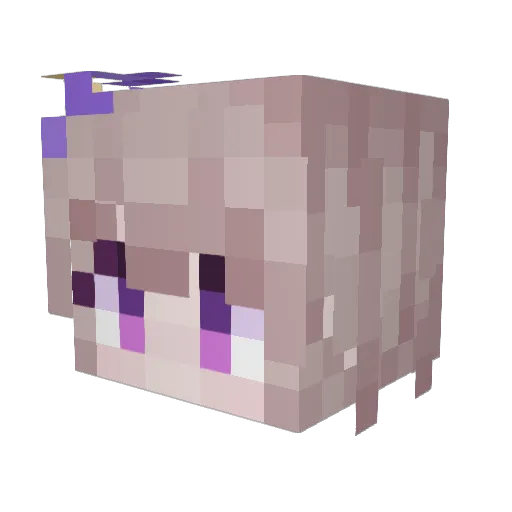 saaandd Minecraft avatar head, 3D render