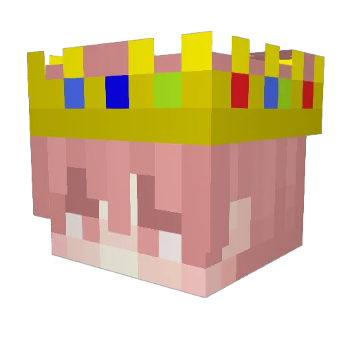 saad3010 Minecraft avatar head, 3D render
