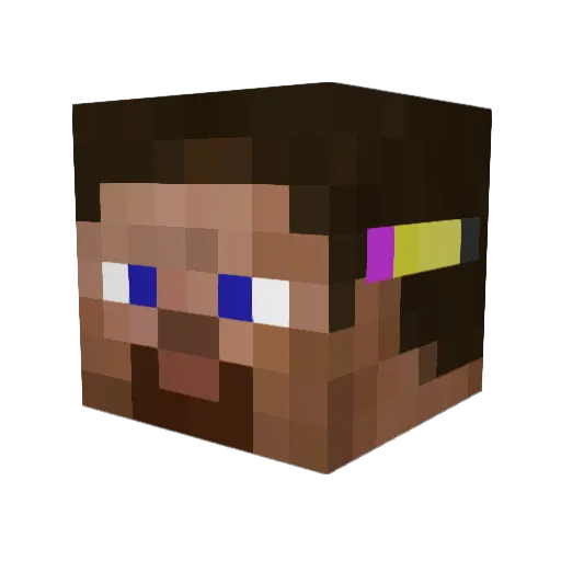 saad3136 Minecraft avatar head, 3D render