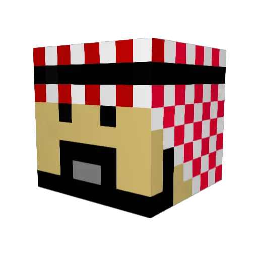 saadksa9999 Minecraft avatar head, 3D render