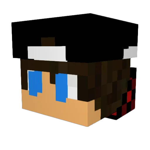 saamu_16 Minecraft avatar head, 3D render