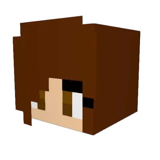 saariii Minecraft avatar head, 3D render