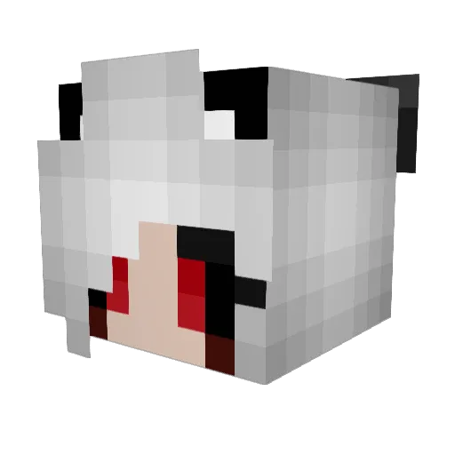 sab247QC Minecraft avatar head, 3D render