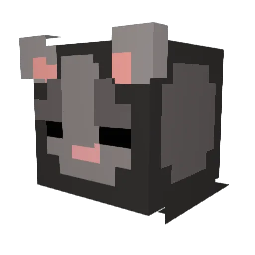 sab333 Minecraft avatar head, 3D render