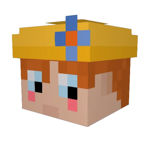 sab479 Minecraft avatar head, 3D render