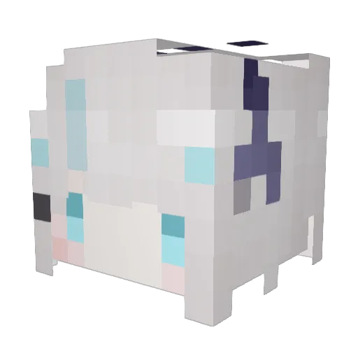 sabajuice Minecraft avatar head, 3D render