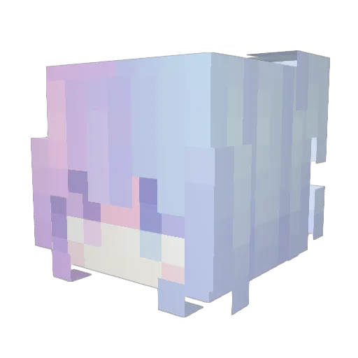 sabakan2nd Minecraft avatar head, 3D render