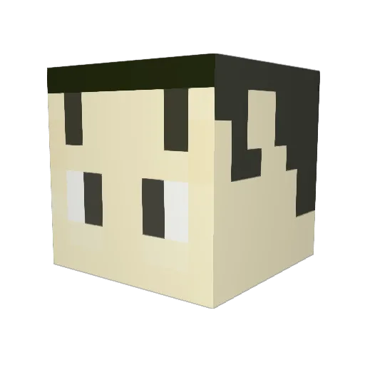 sabakan4274 Minecraft avatar head, 3D render