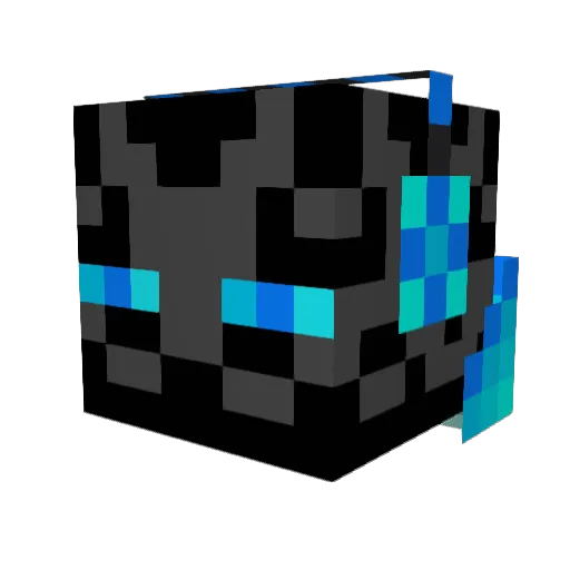 sabarblade Minecraft avatar head, 3D render