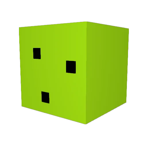 sabatqke Minecraft avatar head, 3D render
