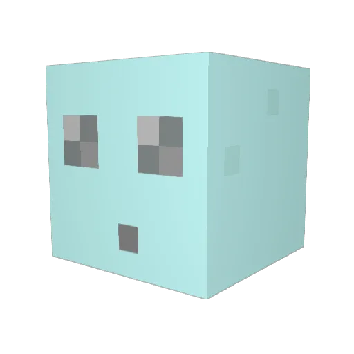 sabbyvc Minecraft avatar head, 3D render