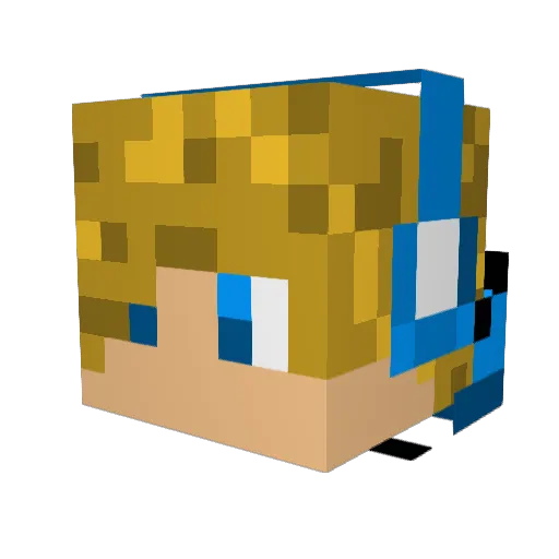 sabe3758 Minecraft avatar head, 3D render