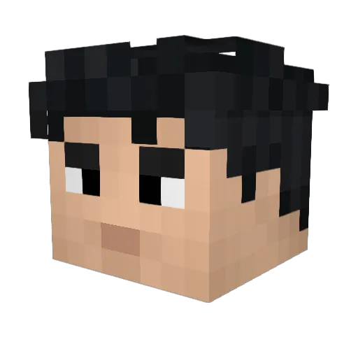 saber1607 Minecraft avatar head, 3D render