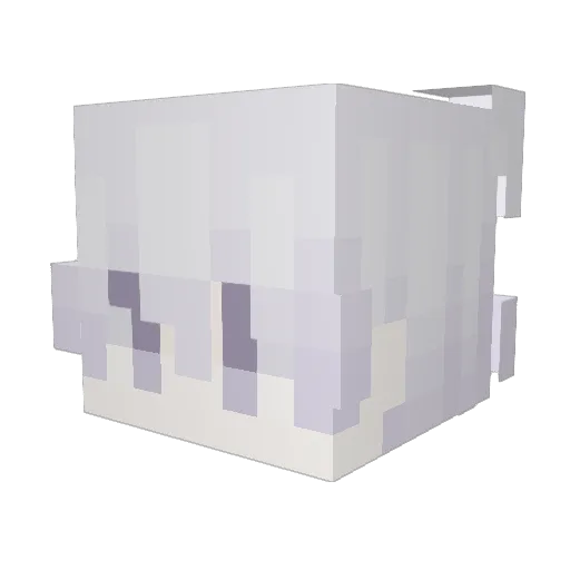 saber4you Minecraft avatar head, 3D render