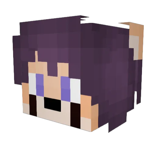 saberbsr Minecraft avatar head, 3D render