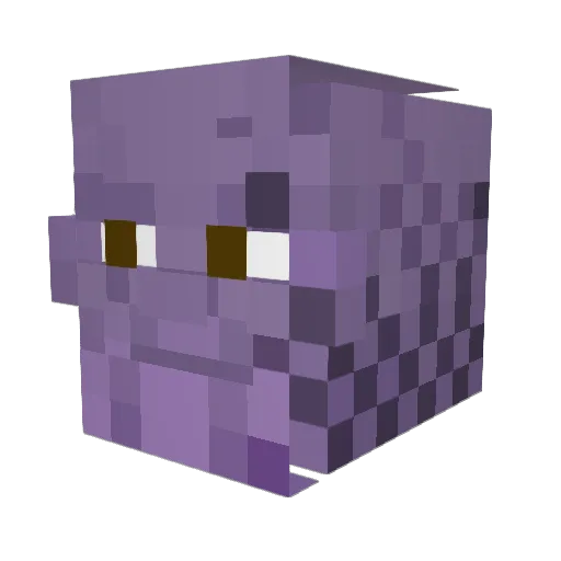 saberkean Minecraft avatar head, 3D render