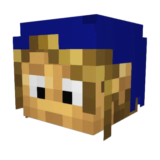 sabi006 Minecraft avatar head, 3D render