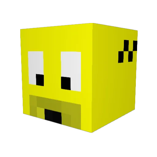 sabi95 Minecraft avatar head, 3D render