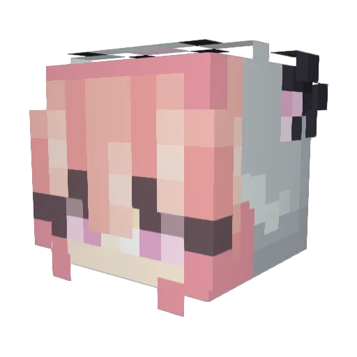 sabii_chan Minecraft avatar head, 3D render