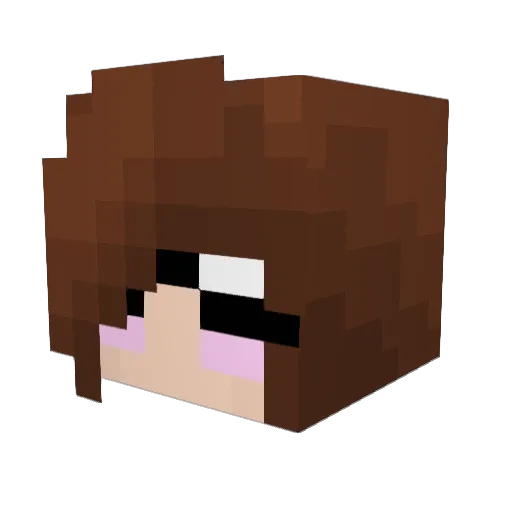 sabine2006 Minecraft avatar head, 3D render