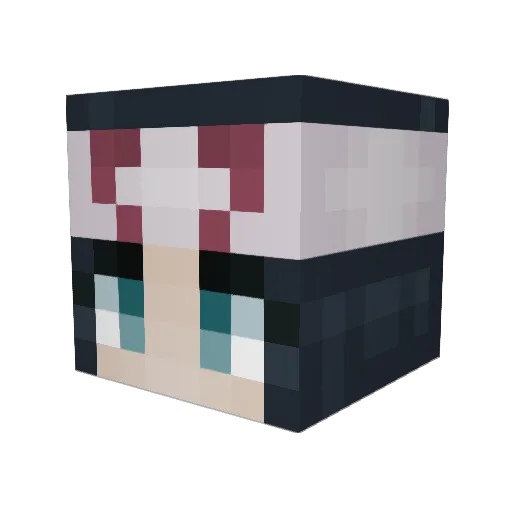 sablasagna Minecraft avatar head, 3D render