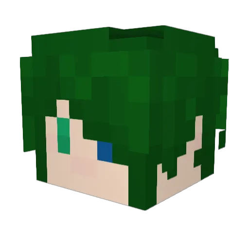 sable_sn Minecraft avatar head, 3D render