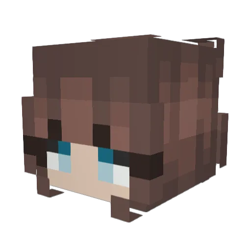 sabloot Minecraft avatar head, 3D render
