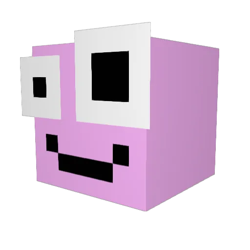 sabnaq Minecraft avatar head, 3D render
