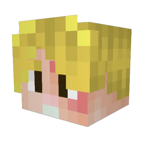 sabo1026 Minecraft avatar head, 3D render
