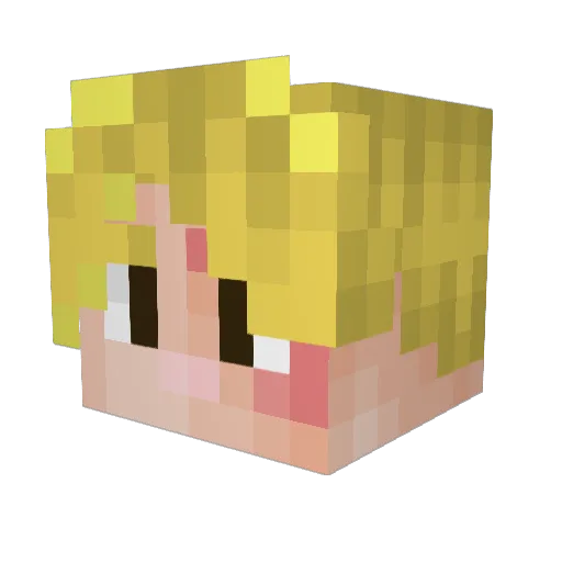 sabo_ace Minecraft avatar head, 3D render
