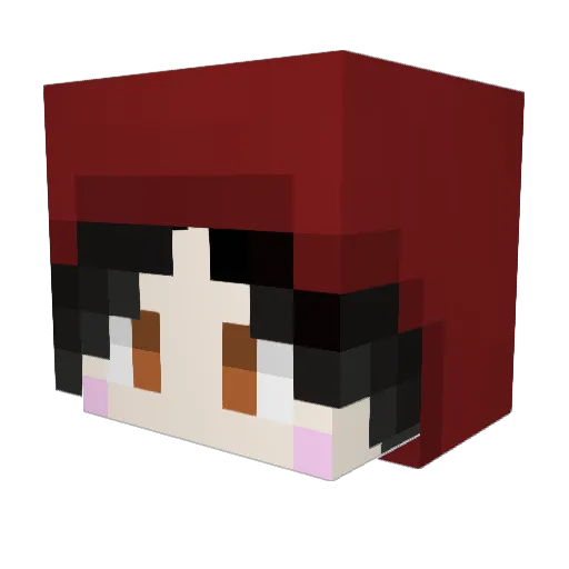 sabocca Minecraft avatar head, 3D render