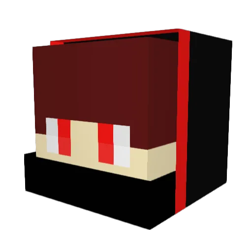 sabor_a_MINT Minecraft avatar head, 3D render