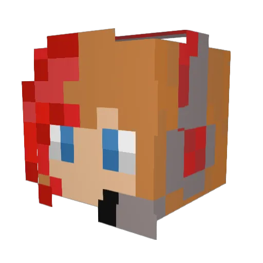 sabrewulf812 Minecraft avatar head, 3D render
