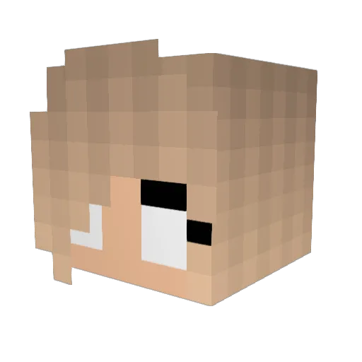 sabrin_a Minecraft avatar head, 3D render