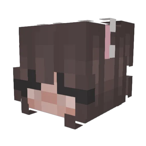 sabrinaxox0 Minecraft avatar head, 3D render