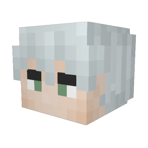 saburoe Minecraft avatar head, 3D render