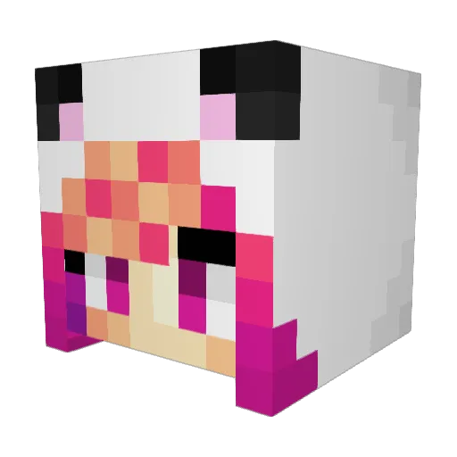 saby_98 Minecraft avatar head, 3D render