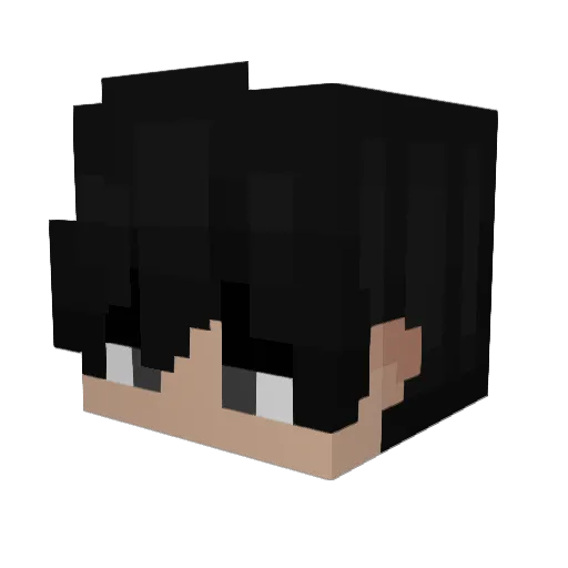 sabzeh Minecraft avatar head, 3D render