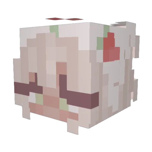 saccharyne__ Minecraft avatar head, 3D render