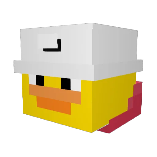sachchitop Minecraft avatar head, 3D render