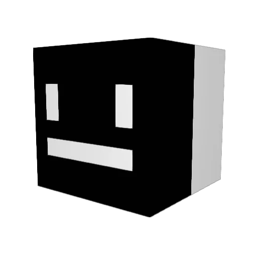 saclovessoup Minecraft avatar head, 3D render