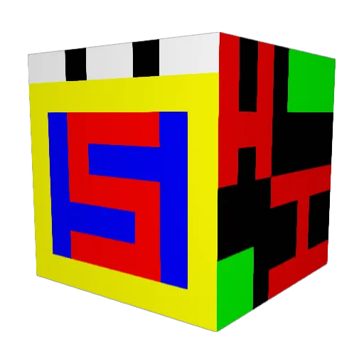 sacred21 Minecraft avatar head, 3D render
