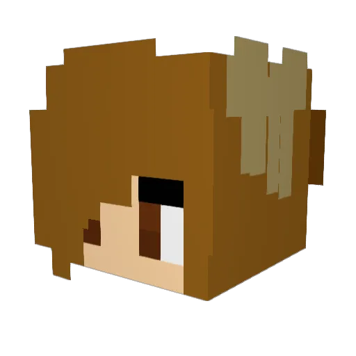 sacred_dragon Minecraft avatar head, 3D render