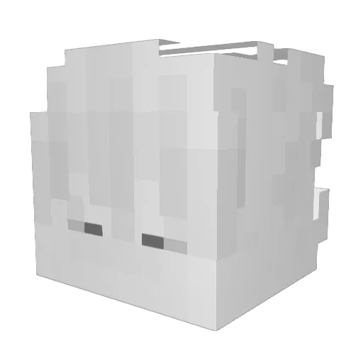sacred_l1 Minecraft avatar head, 3D render