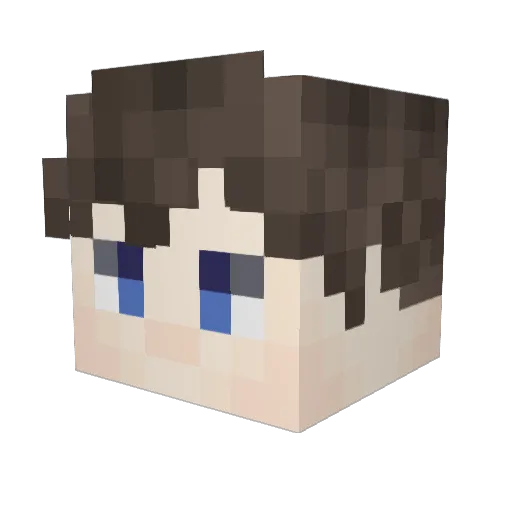 saczkyy Minecraft avatar head, 3D render