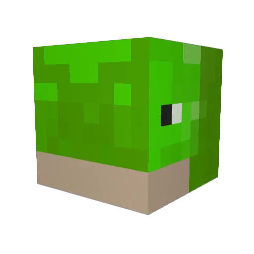 sadGRIMOIRE Minecraft avatar head, 3D render