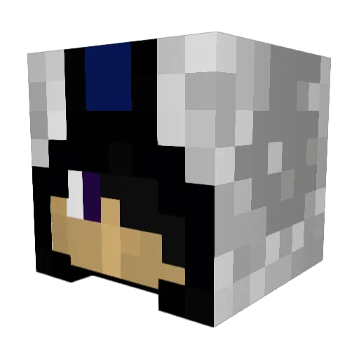 sadbear1234 Minecraft avatar head, 3D render