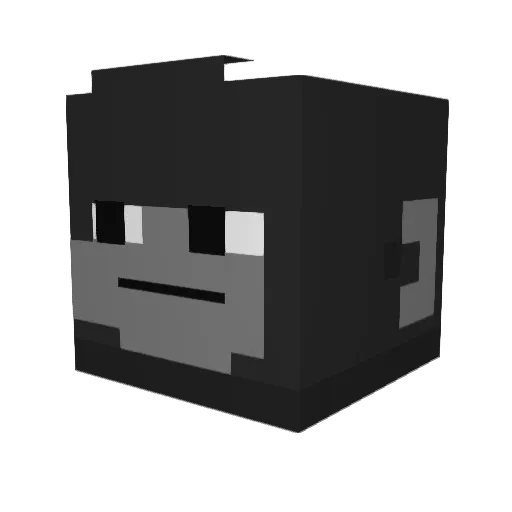saddhamhussein Minecraft avatar head, 3D render